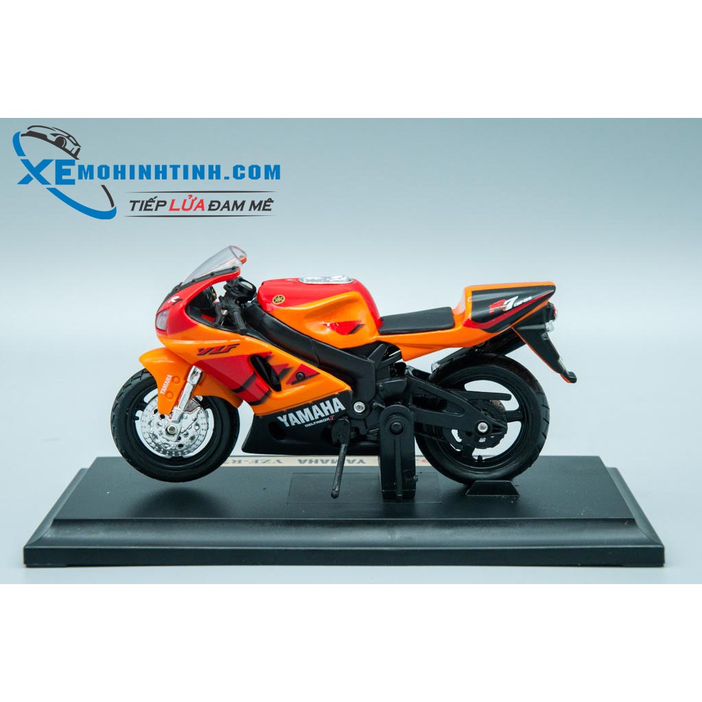 Xe Mô Hình Yamaha Yzf-R7 1:18 Maisto (Đỏ Cam)