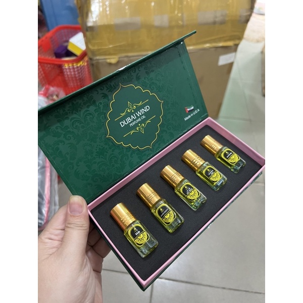 SET 5 CHAI TINH DẦU NƯỚC HOA DUBAI