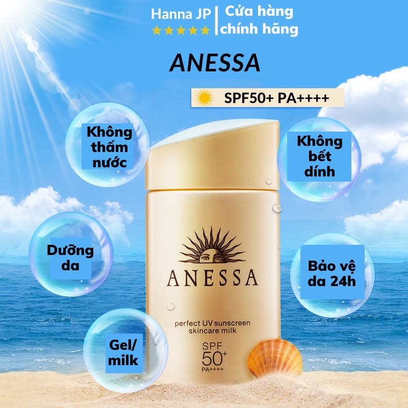 KEM CHỐNG NẮNG ANESSA SHISEIDO NHẬT BẢN