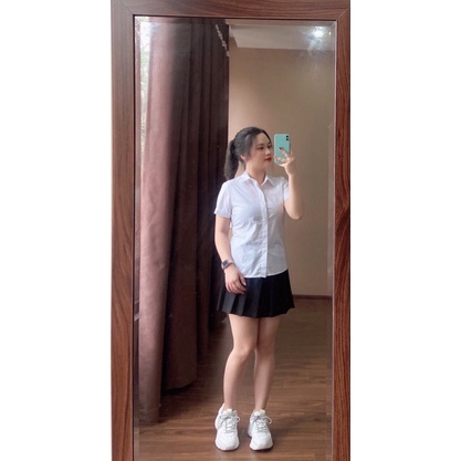 Áo Cộc Trắng EVA, vải chống nhăn, form ôm vừa phải | BigBuy360 - bigbuy360.vn