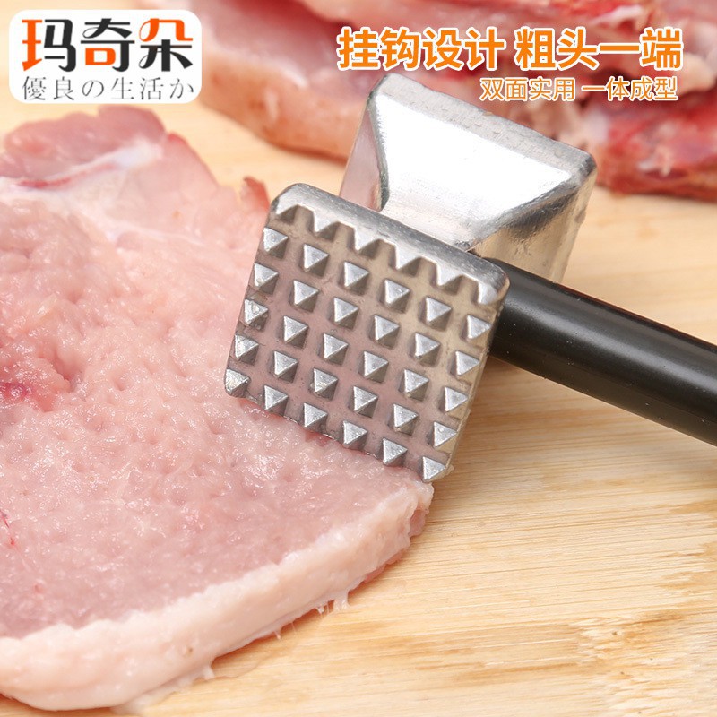 [Đồng giá 33k] Búa dần thịt Inox Echo làm bít tết, đập hành tỏi Nhật Bản