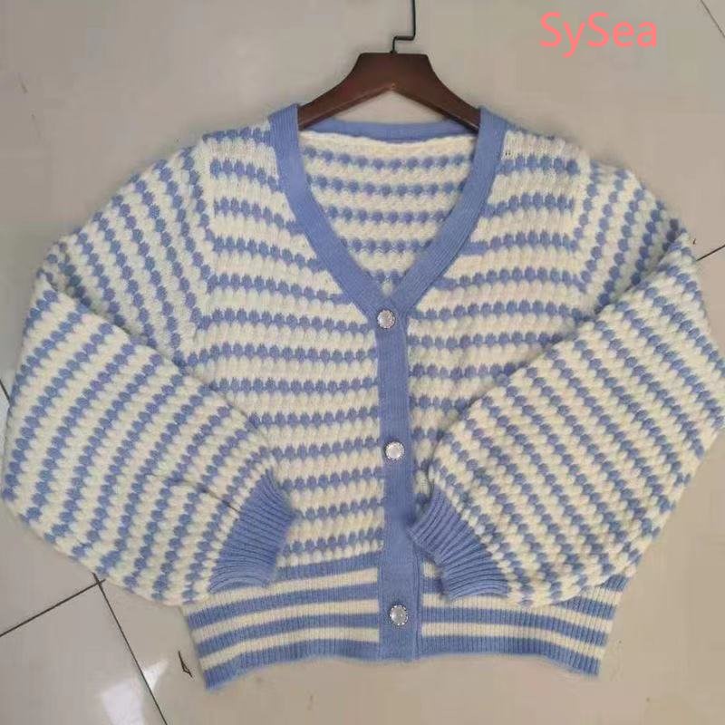 Áo Khoác Cardigan Plus size Họa Tiết Kẻ Sọc Phong Cách Retro Hàn Quốc