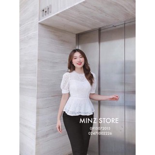 Áo ren dáng pelum siêu đẹp