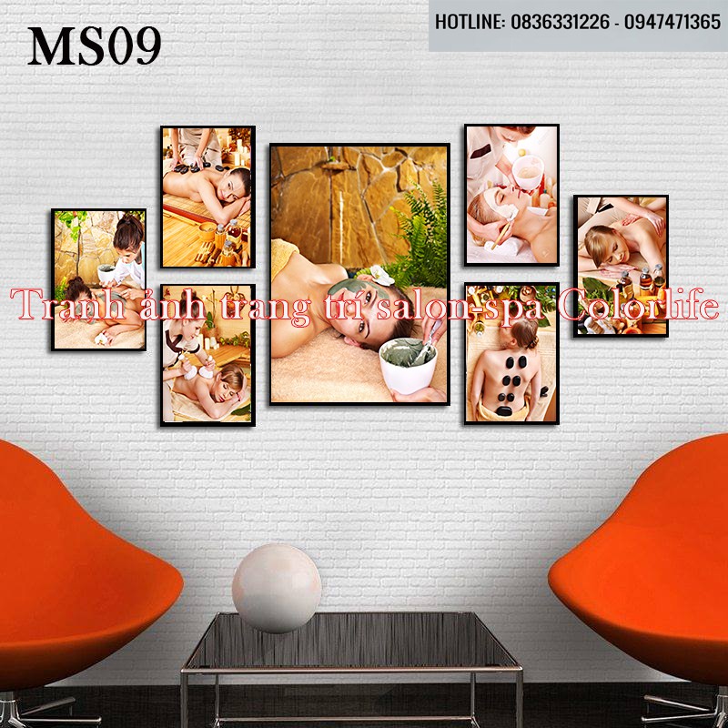 BỘ TRANH DECOR SPA TRANH SPA SIÊU ĐẸP GIÁ XƯỞNG B71 COLORLIFE | BigBuy360 - bigbuy360.vn