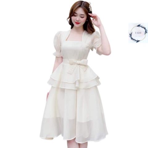 (Hot) Váy dự tiệc cưới thiết kế cao cấp dáng xòe đi chơi cực sang
