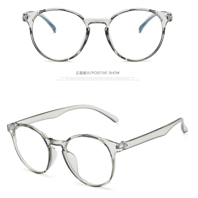 Mắt kính gọng tròn trong suốt thời trang dành cho nam và nữ | BigBuy360 - bigbuy360.vn