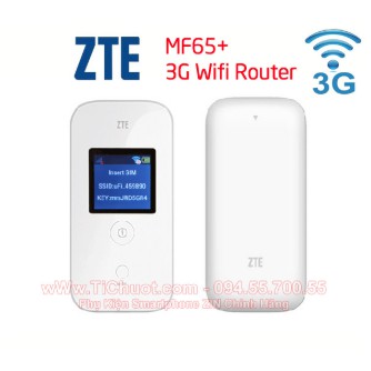 Bộ Phát 3G Wifi ZTE MF65+