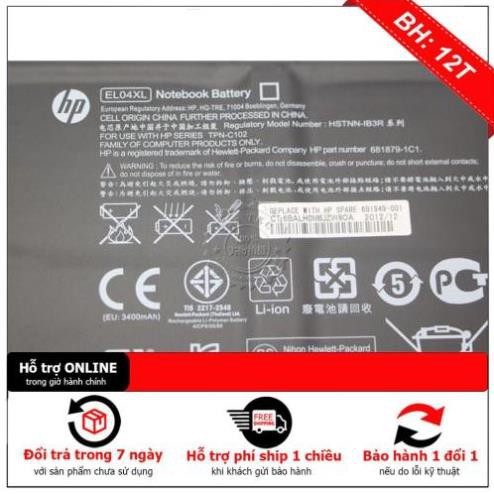 Pin laptop HP Envy 4-1000(zin) ,Envy 4-1110,Envy TouchSmart 4-1000 EL04XL,hstnn-ib3r,hstnn-ub3r