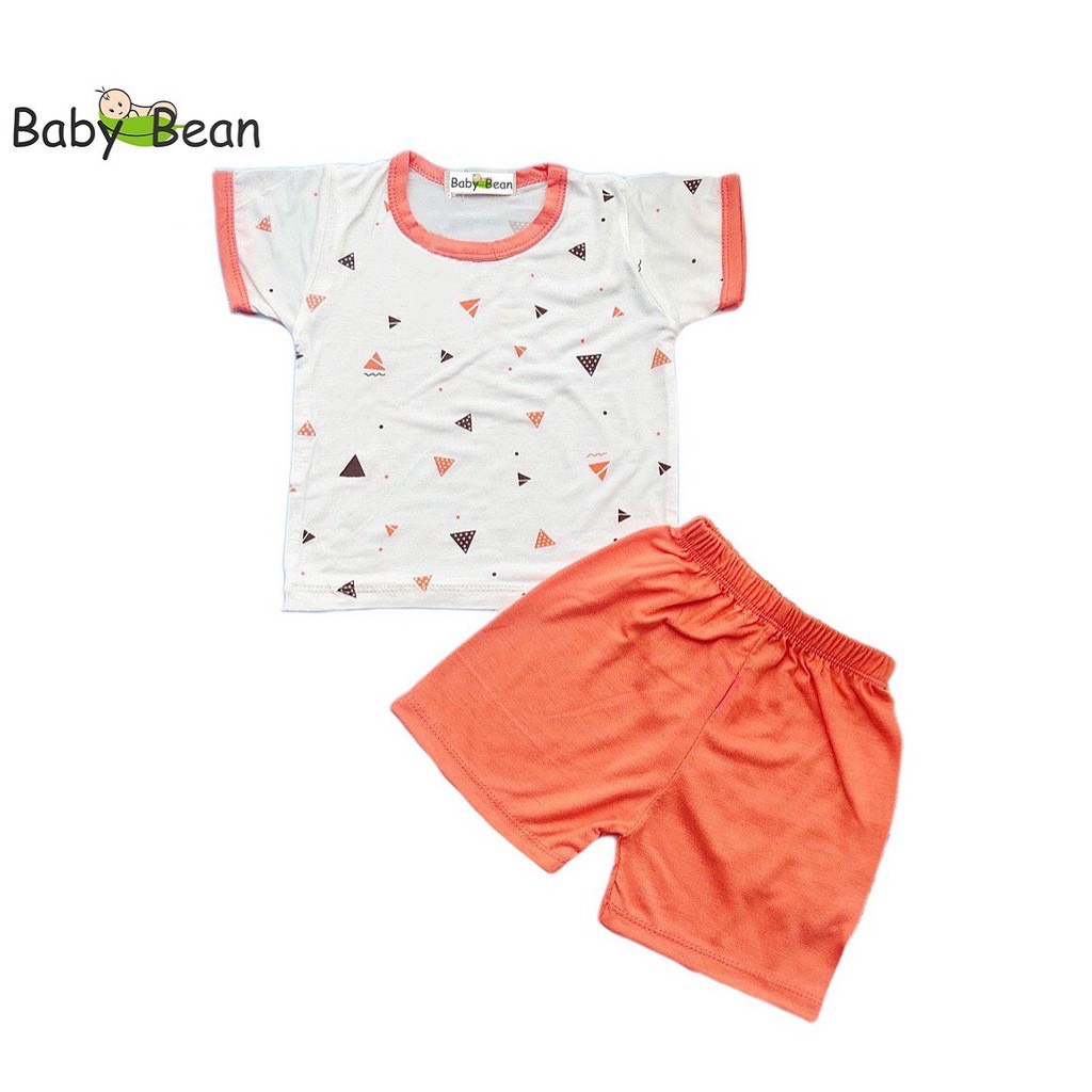 Bộ Đồ Thun Lạnh Tay Ngắn Quần Ngắn Bé Sơ Sinh BabyBean MÀU NGẪU NHIÊN