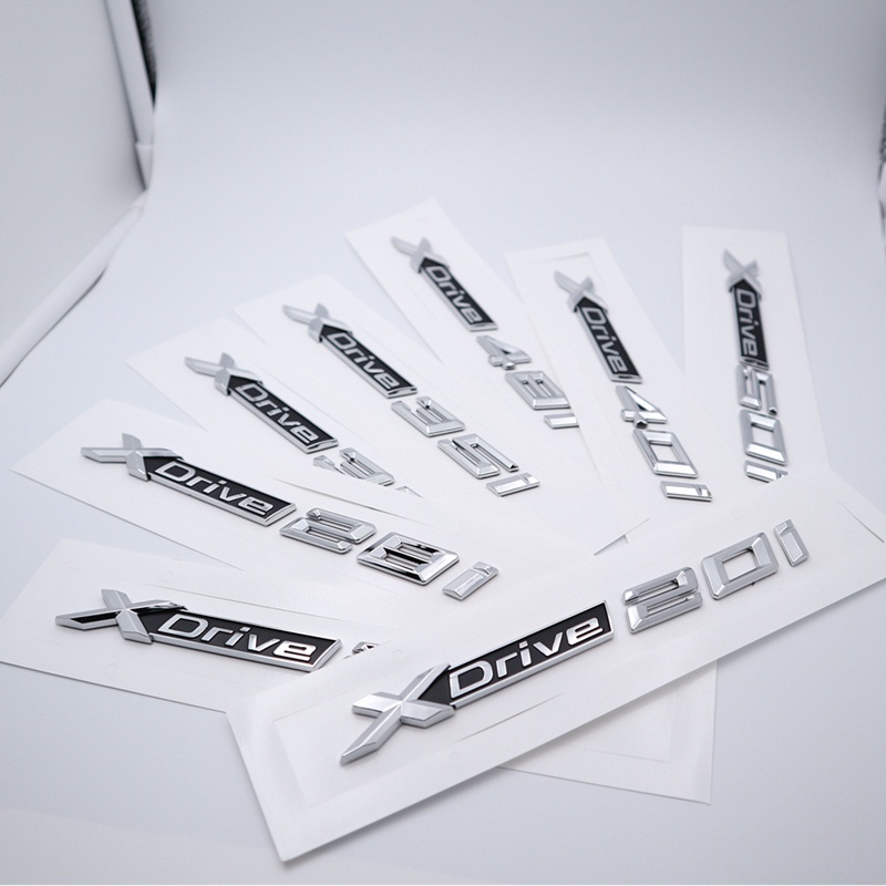 Miếng Dán Trang Trí Hông Xe Hơi BMW Xdrive 18i 20i 23i 25i 28i 30i 35i 40i 45i 50i 55i 48i