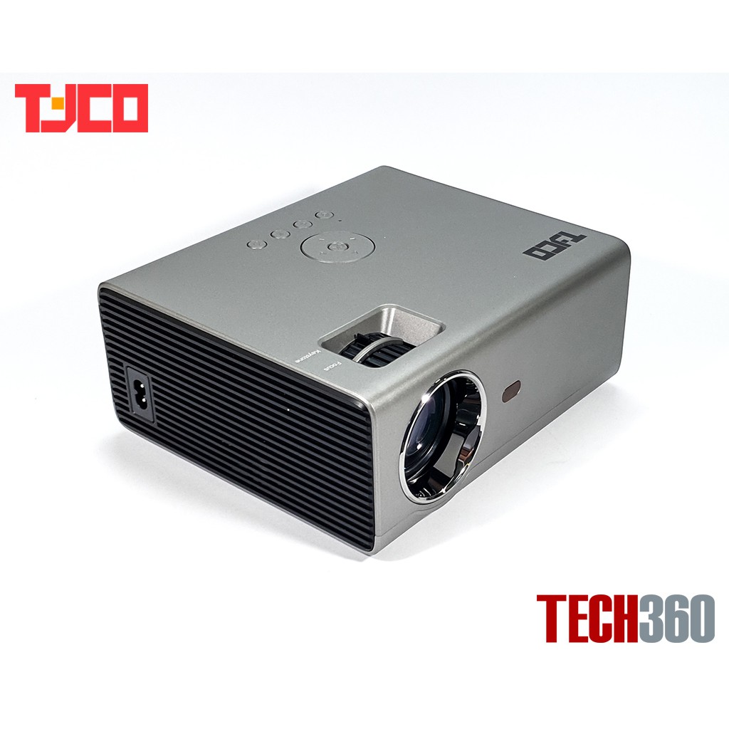 [TẶNG CHUỘT KHÔNG DÂY 200K] Máy chiếu mini Tyco T2800A Wifi + cáp HDMI, trình chiếu không dây, kết nối Bluetooth