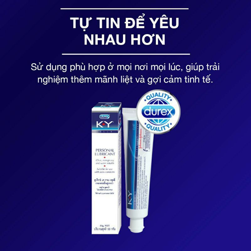 Gel bôi trơn tạo ẩm thiên nhiên Durex K-Y Thái Lan