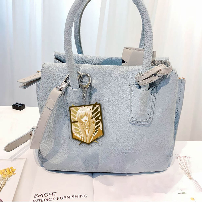 Tmdbyx Móc Khóa In Hình Phong Cách Attack On Titan Độc Đáo