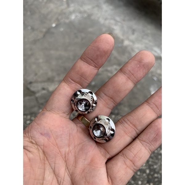 Ốc kiếng salaya inox honda yamaha