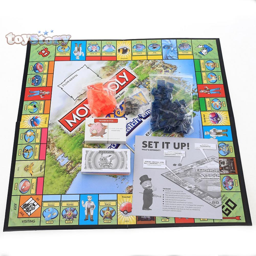 Cứng Bộ Cờ Tỷ Phú Monopoly Bằng Giấy Cho Bé