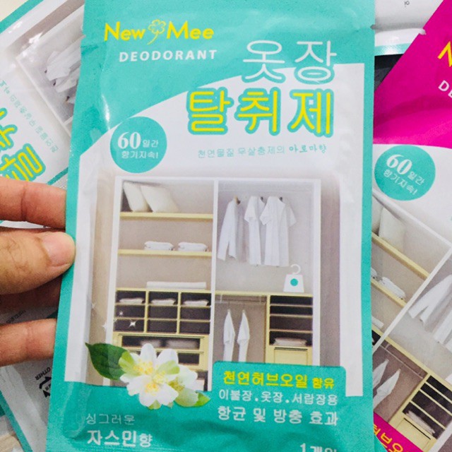 Túi thơm treo, khử mùi quần áo New Mee Hàn Quốc