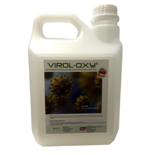 Combo Bột sát khuẩn, khử khuẩn Virol-Oxy 20gr kèm Can chứa 2 lít - Nhập khẩu CHLB Đức - Không mầu, không mùi, an toàn