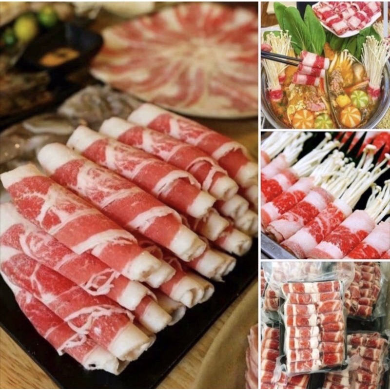 Ba Chỉ Bò Mỹ 500gr | Lẩu - Nướng | Giao Siêu Tốc HCM