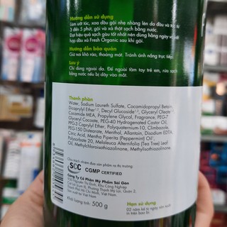 Dầu gội từ tràm trà Fresh Organic 500g