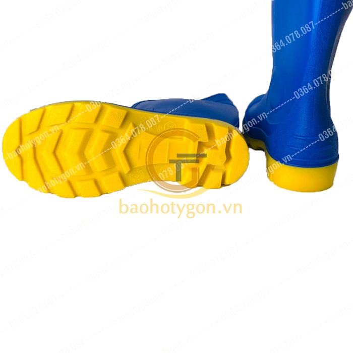 ỦNG MŨI THÉP ĐẾ THÉP NHẬP KHẨU USAFETY CAO CẤP XANH ĐẾ VÀNG