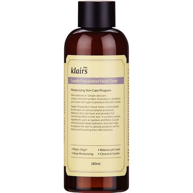 [Mã 153FMCGSALE1 giảm 10% đơn 250K] COMBO 2 Chai Nước Hoa Hồng Klairs Supple Preparation Facial Toner 180ml | BigBuy360 - bigbuy360.vn