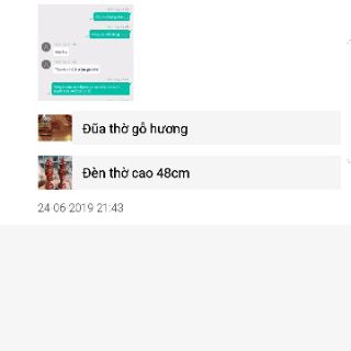 Đèn thờ bằng gỗ