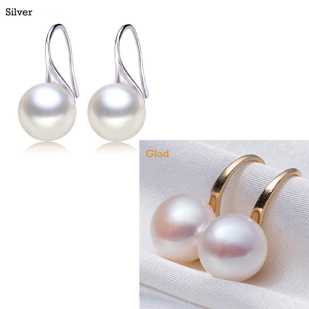 1 Cặp Bông Tai Xỏ Lỗ Đơn Giản|Bông Tai Ngọc Trai Thời Trang Nữ Tính