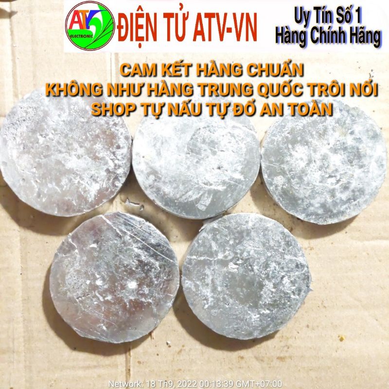 Thiếc bạc (3.3%) cho bể nhúng đã nấu loại thiếc nguyên chất 96% dễ nóng chảy