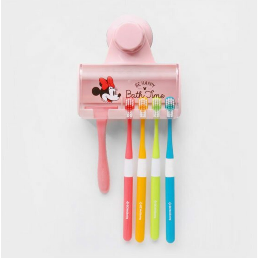 [DAISO Korea] Bàn Chải Đánh Răng Mickey / Minnie, Ngăn Đựng Dao