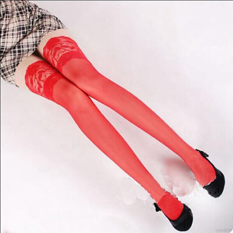 Stocking Sexy Women bahan Lace TIS Warna polos | BigBuy360 - bigbuy360.vn