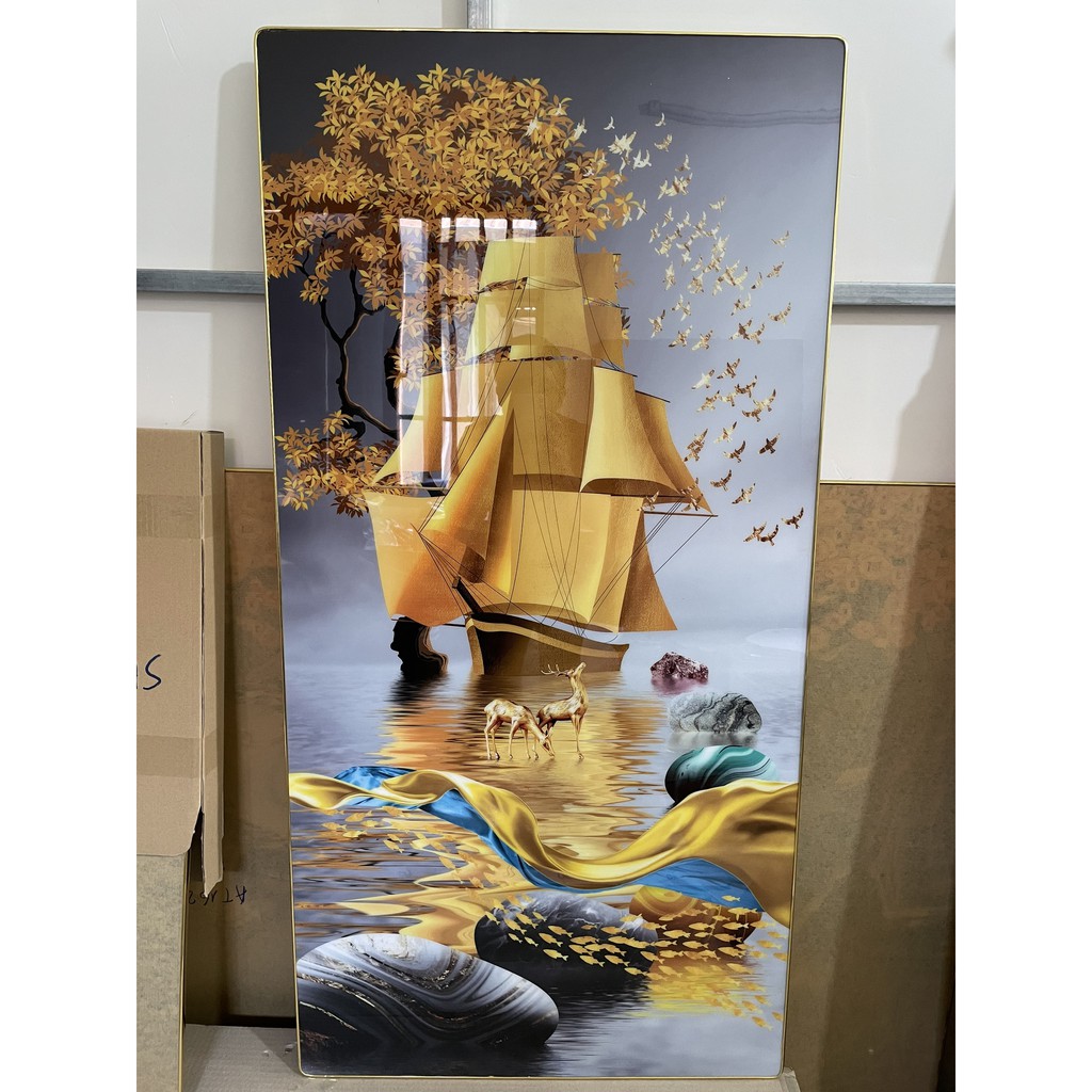 Tranh tráng gương 5D- Mẫu tranh đứng siêu hot, mang cả thiên nhiên vào nhà- giá tận xưởng thấp nhất thị trường