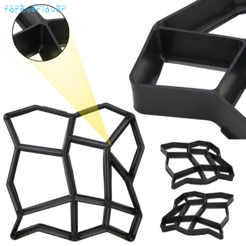 Khuôn đúc bê tông giả gạch lát sân tái sử dụng bền bỉ DIY