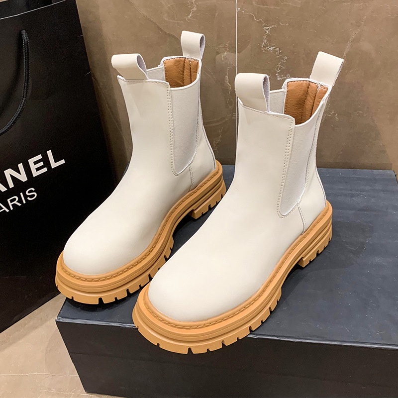 Giày Bốt martin Đế Dày Thoải Mái Phong Cách retro Cho Nữ