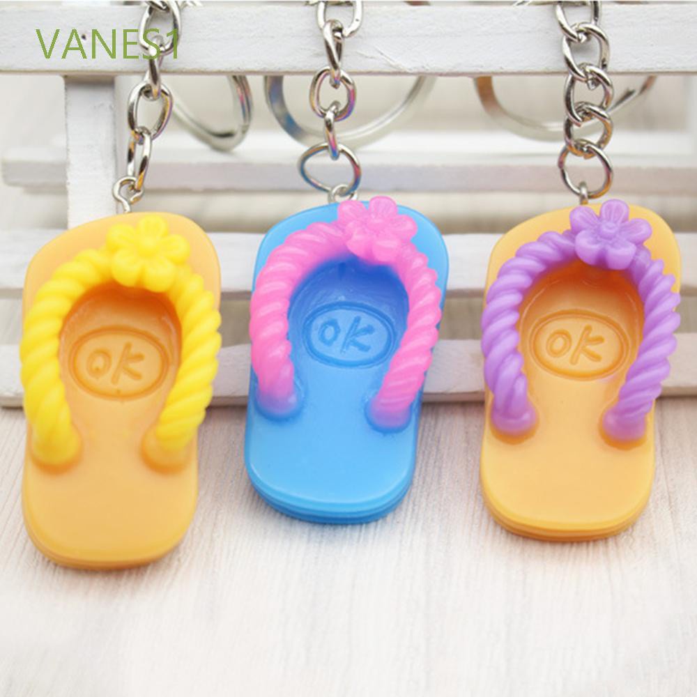 VANES1 Creative Keyring Women Pendant Key Chain Cute 1pc Shoes Novelty Keychains