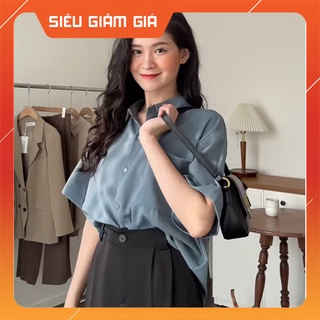 Áo sơ mi cộc tay chất mềm mát hàng quảng châu m0404-teen 888