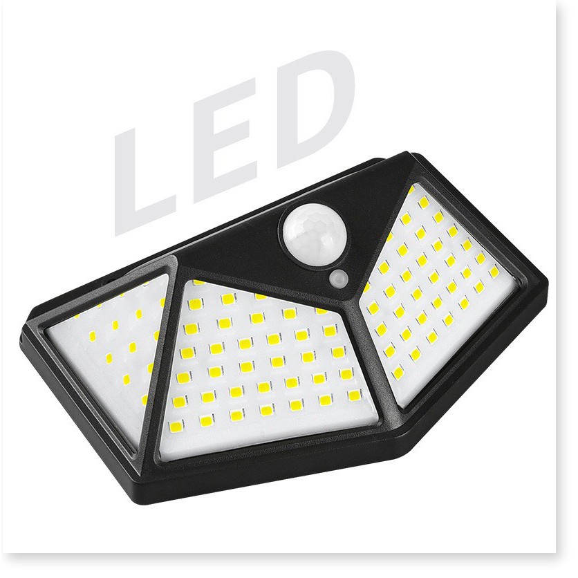 Đèn Led Năng Lượng Mặt Trời  🔖1 ĐỔI 1 🔖  Đèn 100 led  góc rộng 3 chế độ sáng ưu việt - Chống nước, chống va đập 9502