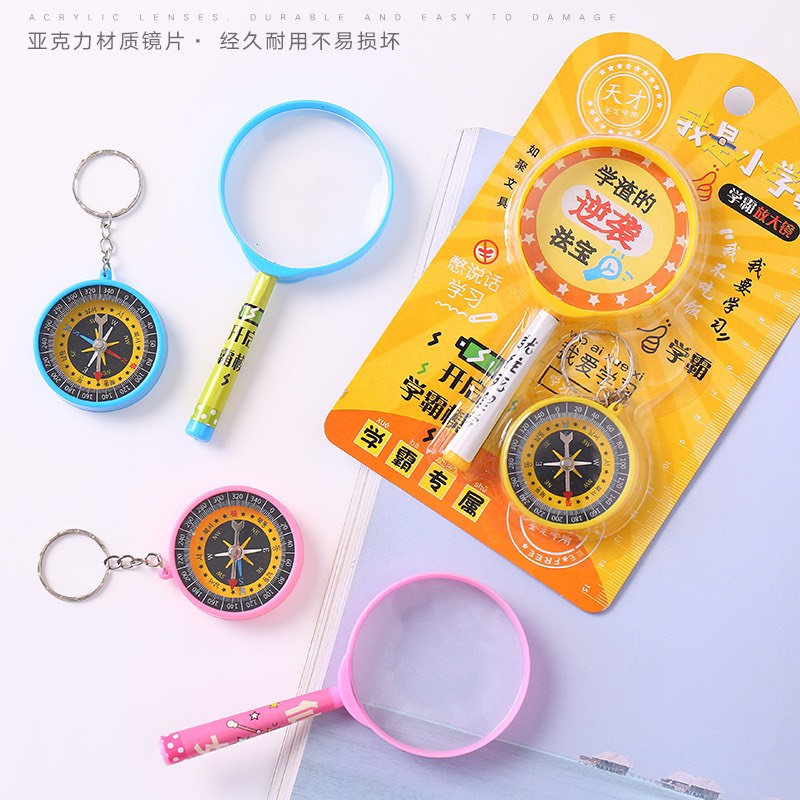 Đồ chơi kính lúp kiêm la bàn cho bé thỏa thích khám phá sáng tạo