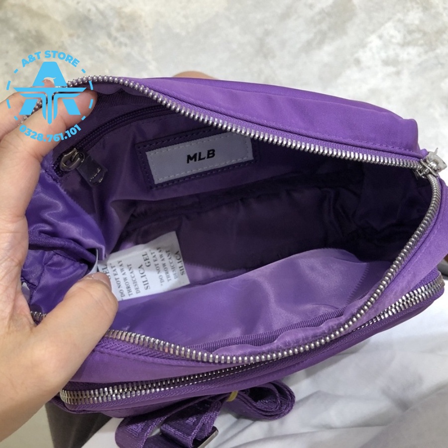 Túi Đeo Chéo MLB NY Nylon BKS Full Tag Code