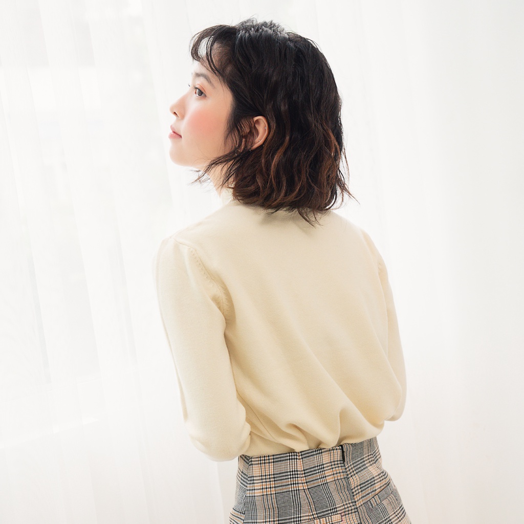 BLEUBIRD Áo len dệt kim dài tay BASIC SWEATER | BigBuy360 - bigbuy360.vn