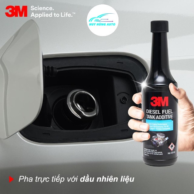 Xúc béc bình xăng dầu Diesel ô tô 3M Complete Fuel System Cleaner 08813