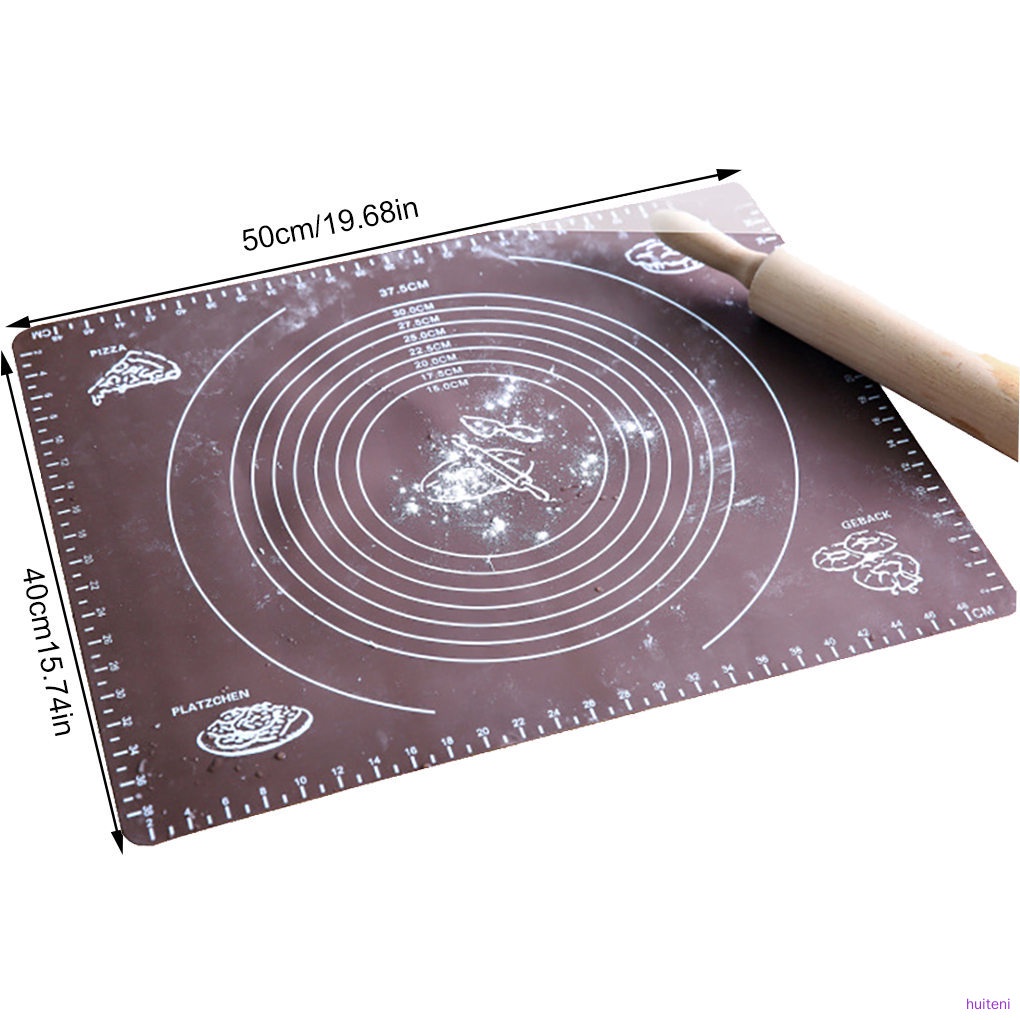 Thảm Nhào Bột Làm Bánh Bằng Silicone Chống Dính