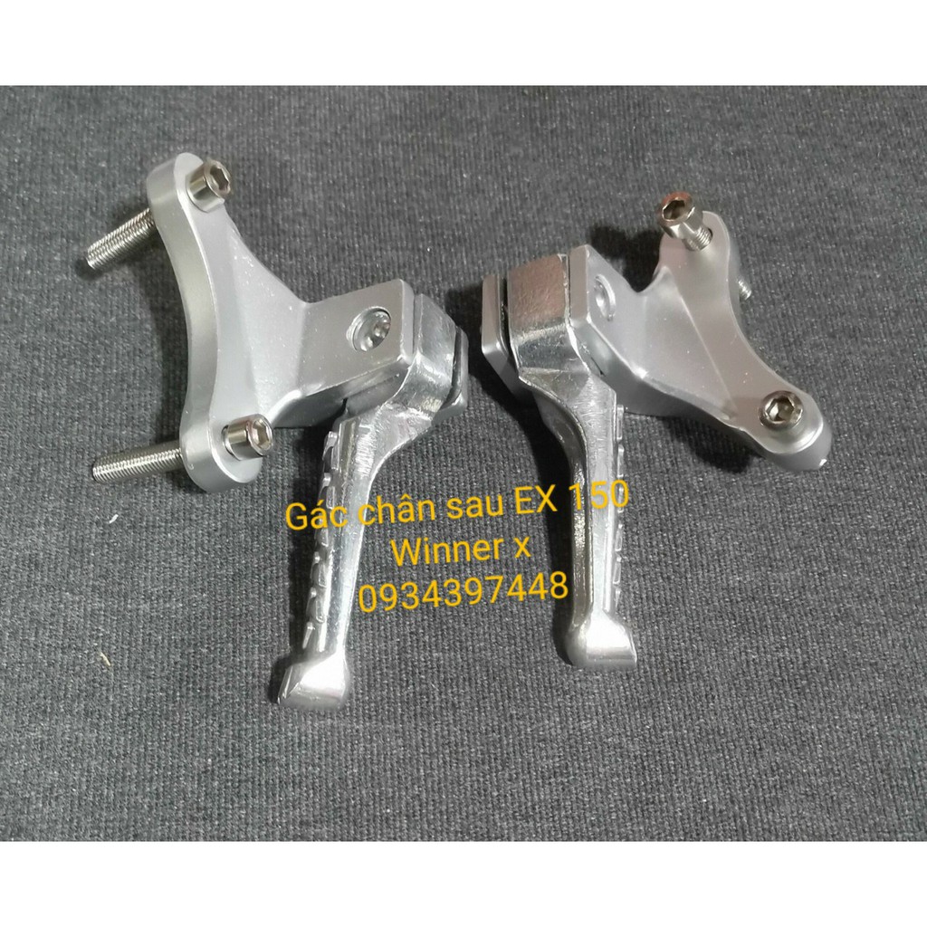 Bộ Gác Chân Sau Ngắn Dành Cho EX 150 Nhôm Đúc