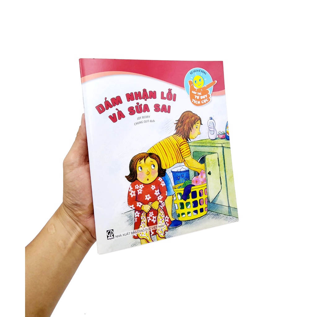Sách Bộ Sách Kĩ Năng Giúp Trẻ Tư Duy Tích Cực - Dám Nhận Lỗi Và Sửa Sai