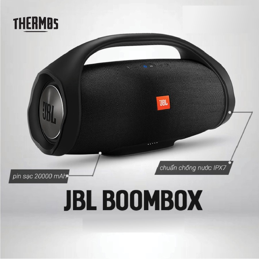 Loa JBL Boombox CHỐNG THẤM NƯỚC công nghệ IPX7, âm thanh sống động, nghe nhạc khủng lên tới 24h, BẢO HÀNH 6 THÁNG