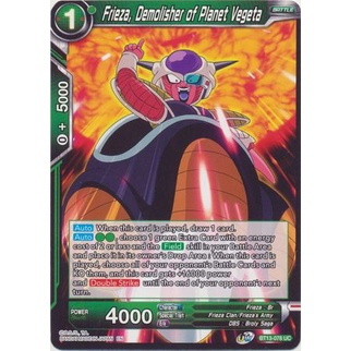 Thẻ bài Dragonball - TCG - Frieza, Demolisher of Planet Vegeta / BT13-078'