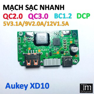 Mạch Sạc Dự Phòng Sạc Nhanh QC3.0 Chip SW6124 Mini