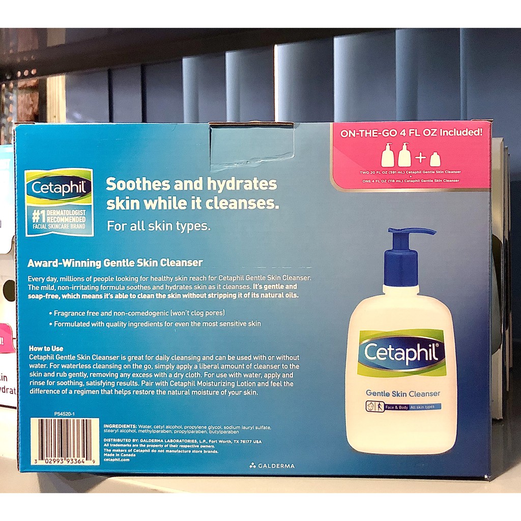 Sữa Rửa Mặt Cetaphil Cho Mọi Loại Da chai 118ml