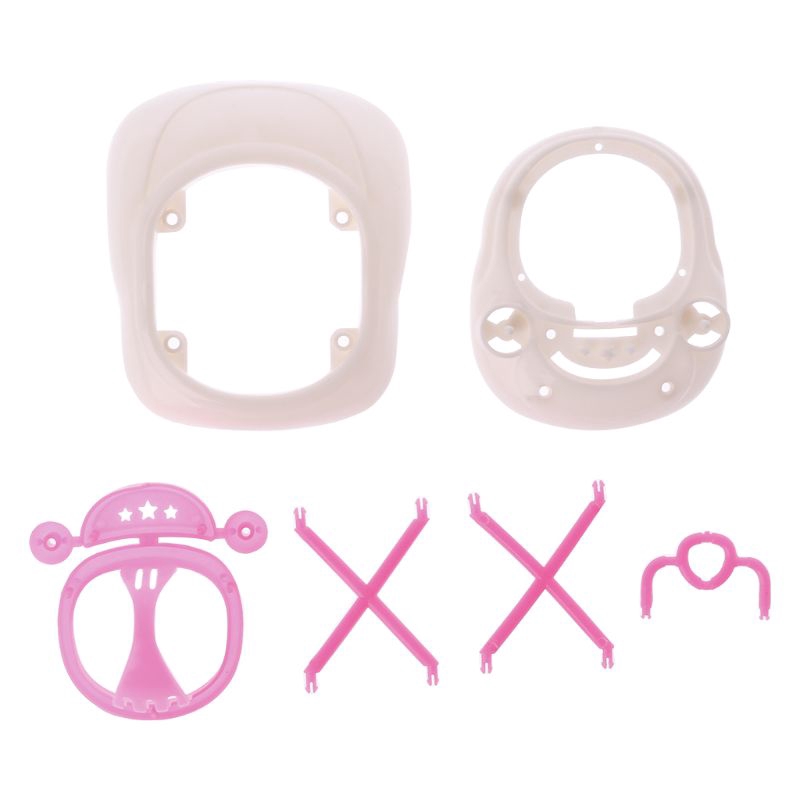 New Pink Plastic Walker For Doll House Dollhouse Miniature Accessories