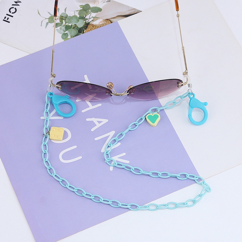 Dây đeo khẩu trang mắt kính chống thất lạc bằng acrylic thiết kế đa dạng phong cách Hàn Quốc