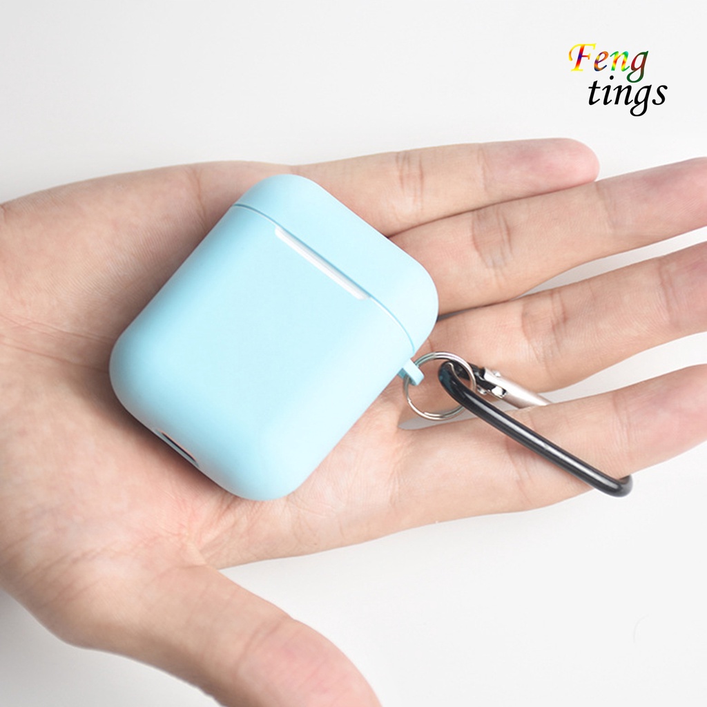 Vỏ bảo vệ hộp sạc tai nghe silicon mềm chống rơi chống trầy xước thích hợp cho Airpods 1 2